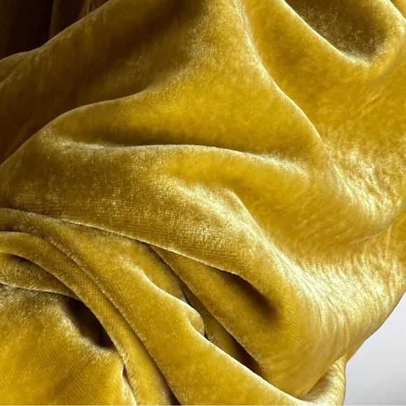 NWT Anthropologie Melody Velvet Tunic Dress Chartreuse Size S - Picture 9 of 16